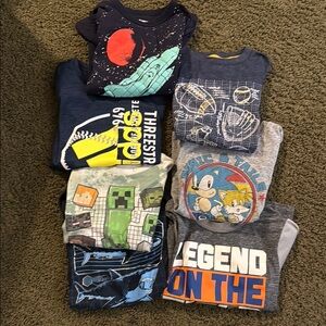 Kids Graphic T-Shirts Assortment. Boys size 6.
